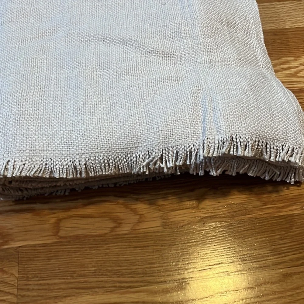 Anthropologie Luxe Linen Blend Curtain Panel set New 50 x 108
